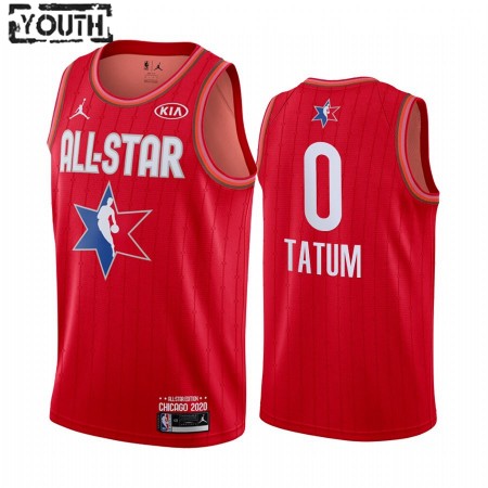 Maglia NBA Boston Celtics Jayson Tatum 0 2020 All-Star Jordan Brand Rosso Swingman - Bambino